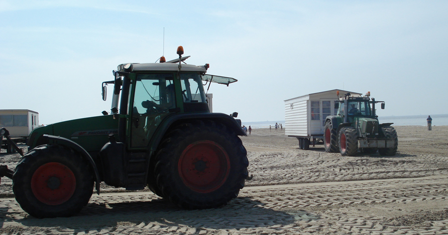 transport strandhuisje